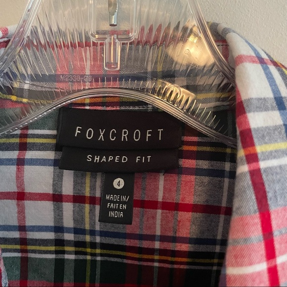 Foxcroft Plaid Long Sleeve Shirt - Picture 7 of 10